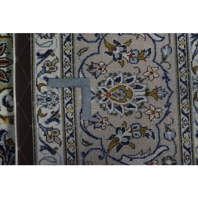 Hand-Knotted Kashan Cork Oriental Rug For Sale - Image 13 of 14