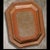 This octagonal copper sheet tray is distinguished by its magnificent warm copper hue and natural patina. The finely...