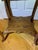 English Antique Square Handcarved Apron 2 Tier Side Table Cabriole Style Legs For Sale - Image 3 of 8