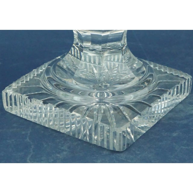 Vintage Crystal Cup Vase by Val Saint Lambert Factory, 1940s For Sale - Image 17 of 18