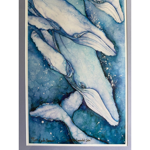 Karla Morreira "Into the Emerald Sea" Signed Limited Edition Watercolor Print - 80/500 For Sale - Image 6 of 10