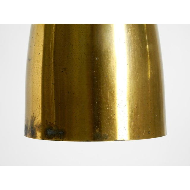 Mid-Century Modern Brass Height-Adjustable Pendant Lamp, 1950s For Sale - Image 10 of 18