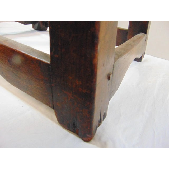 19th C William & Mary Style Joint Stool For Sale In Philadelphia - Image 6 of 8