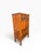 Vintage Chinese Carved Wood Food Cabinet With Figural Panels & Geometric Latticework For Sale In Miami - Image 6 of 14