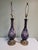 A Pair of 1940s Cut Crystal Amethyst Table Lamps For Sale - Image 9 of 9