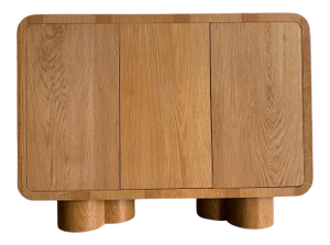Vintage on Point Waterfall Clover Credenza