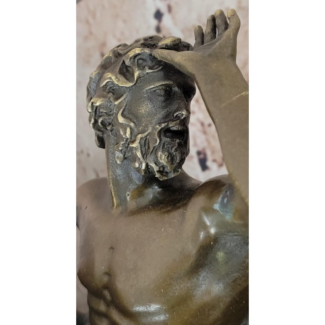 Bronze Abduction of the Sabine Women by Giambologna Nude Bronze Sculpture Statue Greek Mythology For Sale - Image 8 of 10