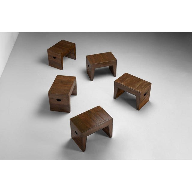 Stool by Jan de Jong for Pauluskerk Uden, 1966 For Sale - Image 10 of 18