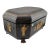 Rare Mid 1800's Antique Chinese Gilt Lacquered Tea Caddy W/ Pewter Containers. For Sale
