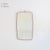 Description Rectangular wall mirror with rounded corners. The frame is thin and made of brass. The mirror surface has a...