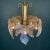 Murano Ice Glass Ceiling Light, Italy, 1970s For Sale - Image 9 of 13