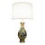 1960s Rarest Murano Millefiori Mosaic Blown Glass Barovier Toso Italy Art Glass Brass Table Lamp For Sale