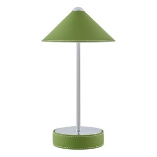 Nomelle Accent Table Lamp Brushed Grass Green For Sale