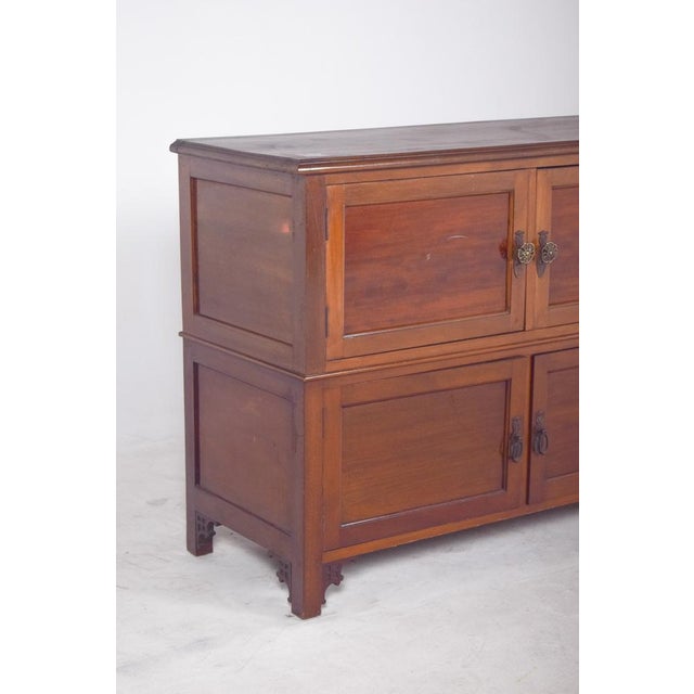 Mid-Century Modern 20th Century Portuguese Cabinet in Wood, 1940s For Sale - Image 3 of 11