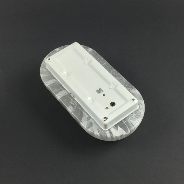 1 of 4 Modernist Striped Glass Wall Lamps/Sconces From Peill & Putzler, Germany, 1970s For Sale - Image 10 of 11