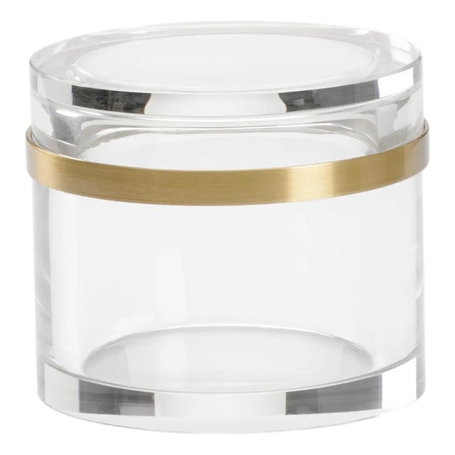 Crystal Jewel Box - Round For Sale