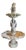 Central Fountain in Vicenza Stone, 1920s For Sale