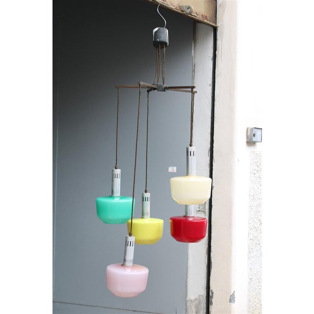 Murano Glass Pendant from Vistosi, 1950 For Sale - Image 13 of 13