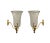1900s Hurricane Glass Sconces - a Pair For Sale In New York - Image 6 of 6