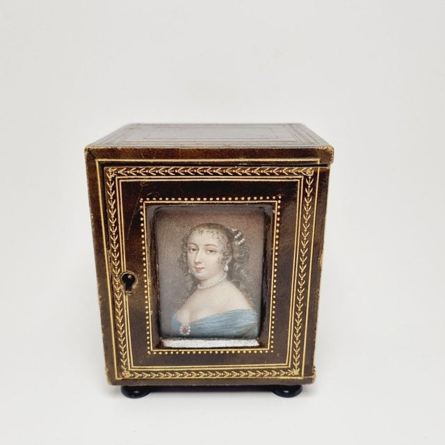 Brown Art Nouveau Jewelry Box, 1930s For Sale - Image 8 of 17