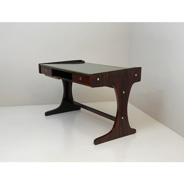 Mid-Century Wood Desk, 1950s For Sale - Image 6 of 6