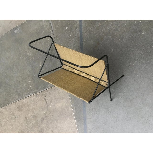 Mid-Century Minimalist Magazine Rack For Sale - Image 10 of 18