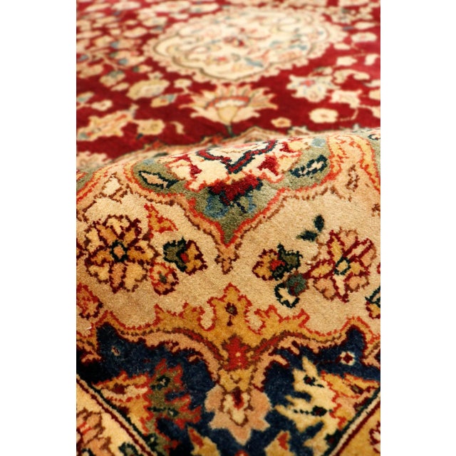 Pasargad Home Agra Wool Area Rug-11' 2" X 18' 4" , Red For Sale - Image 4 of 7