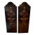 Vintage Monumental Empire Revival Black Lacquer & Gilt Urn Wall Panels – Pair For Sale