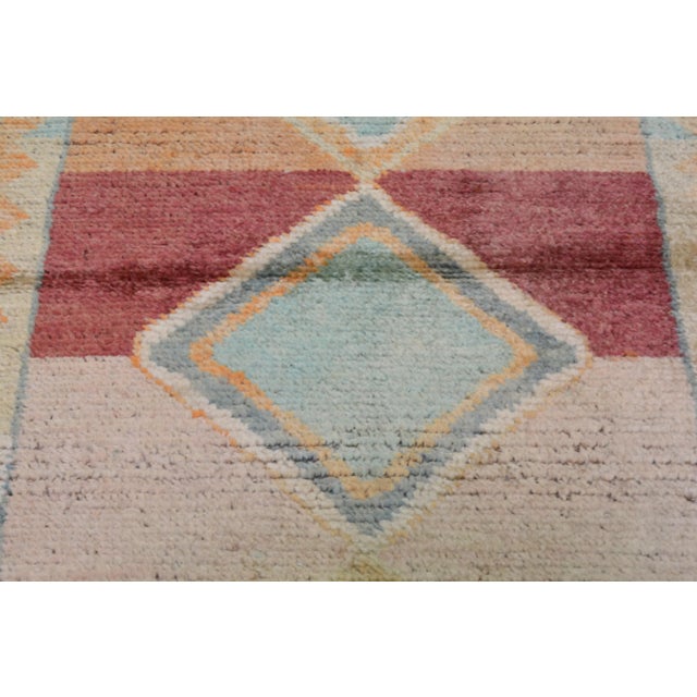 1950s Vintage Gabbeh Knotted Wool Rug, 2'9''x3'5'' For Sale - Image 5 of 5