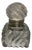 Victorian Swirled Glass Inkwell: Antique Desk Decor For Sale