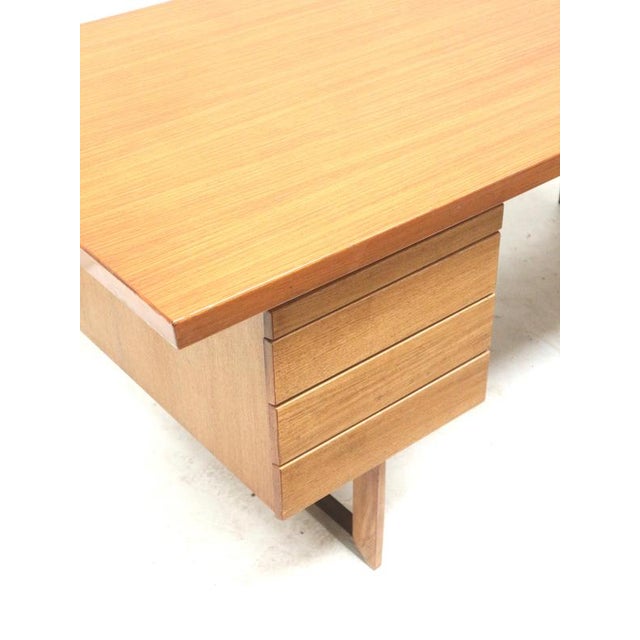 Large Vintage Executive Desk, 1970s For Sale - Image 10 of 15