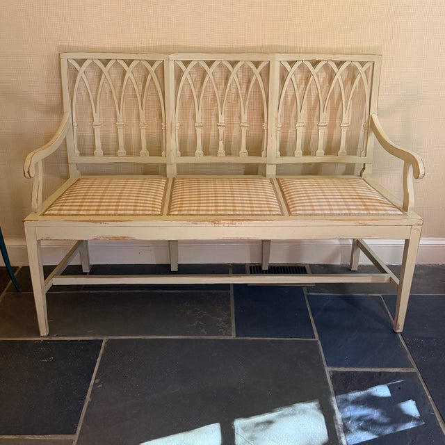 Antique George III Bench For Sale - Image 12 of 12