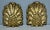 Brass Vintage Pair of Brass Shell Motif Ormolu For Sale - Image 8 of 9