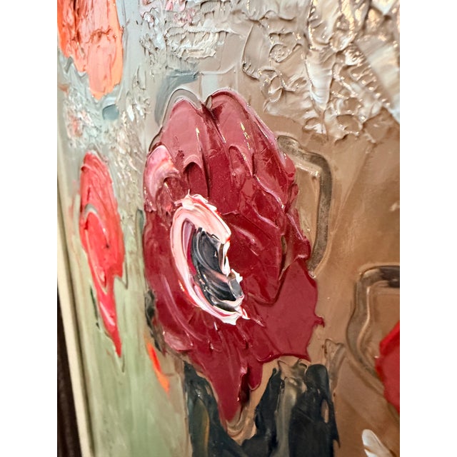 Contemporary Original Paige Morehead Floral Still Life, Nashville Artist For Sale - Image 3 of 8