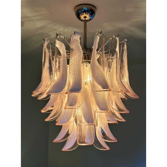 Pink Pink Murano Glass Flamingo Chandeliers, Set of 2 For Sale - Image 8 of 9