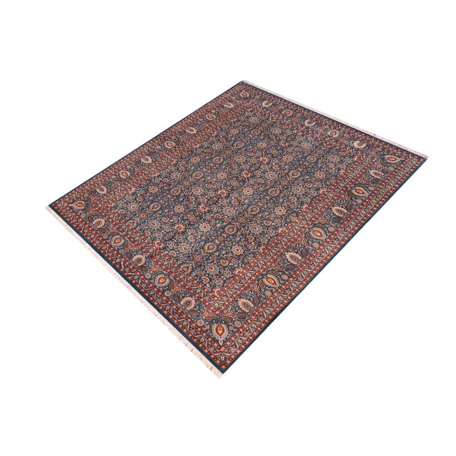 Designed with mesmerizing intricacy and gorgeous color palette, this hand-knotted masterpiece demonstrates the beauty and...
