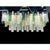 Contemporary Large Italian Murano Glass Listelli Chandelier with Rectangular Strip Design by Simoeng for Simoeng For Sale - Image 3 of 9