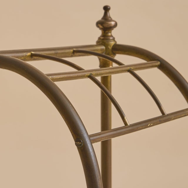 19th Century English Brass Umbrella Stand For Sale - Image 10 of 12