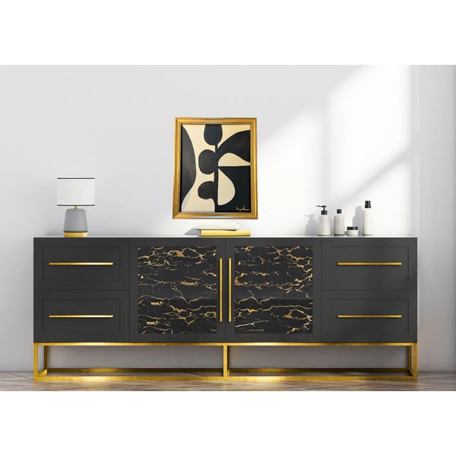 Paint Contemporary Abstract Expressionist Painting by Bryan Boomershine Framed For Sale - Image 7 of 7