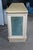 Mid 20th Century Hollywood Regency Off White Illuminated Display Cabinet Console Showcase Curio For Sale - Image 10 of 13