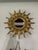 Vintage 16.5" French Style Gilded Resin Sunburst Wall Mirror For Sale - Image 14 of 16