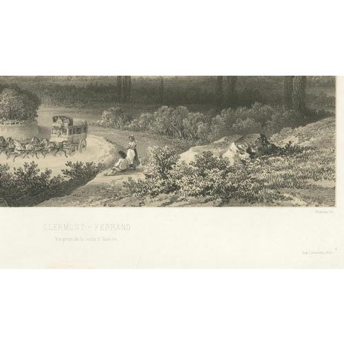 Paper After Silvant, Clermont Ferrand, 1849, Lithograph For Sale - Image 7 of 9