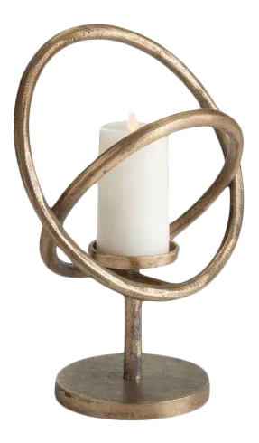 Da Vinci Candleholder from Kenneth Ludwig Chicago