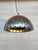 Silver Stainless Steel Calotta Pendant Lamp attributed to Elio Martinelli for Martinelli Luce, 1970s For Sale - Image 8 of 17