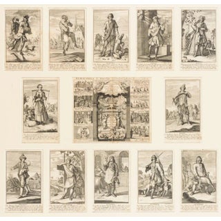 Johann Christoph Weigel, Pocket Calendar for the Year 1722, Paper For Sale