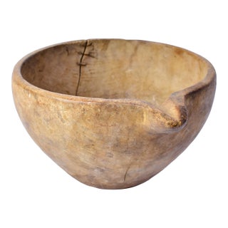 Mid-Century Turkana African Wood Bowl For Sale