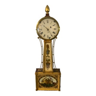 Antique Banjo Clock For Sale