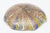 Vintage 1960's Murano Latticino Ribbons Large Glass Bowl by Fratelli Toso, Italy For Sale - Image 9 of 11