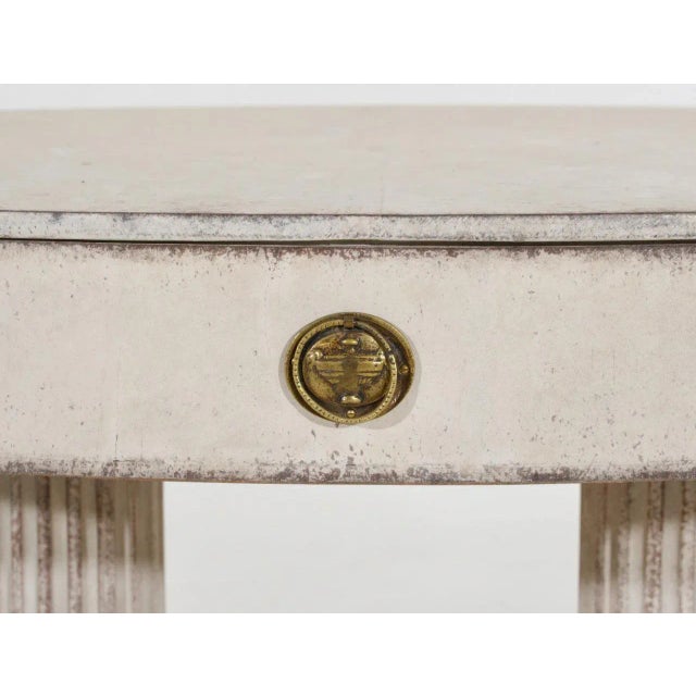 European Oval Center Table, 1820s For Sale - Image 6 of 12