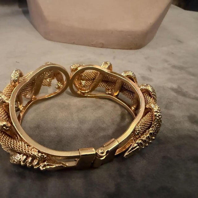 21st Century High Quality Costume Jewelry Italian Snake Bangle Bracelet For Sale - Image 13 of 14